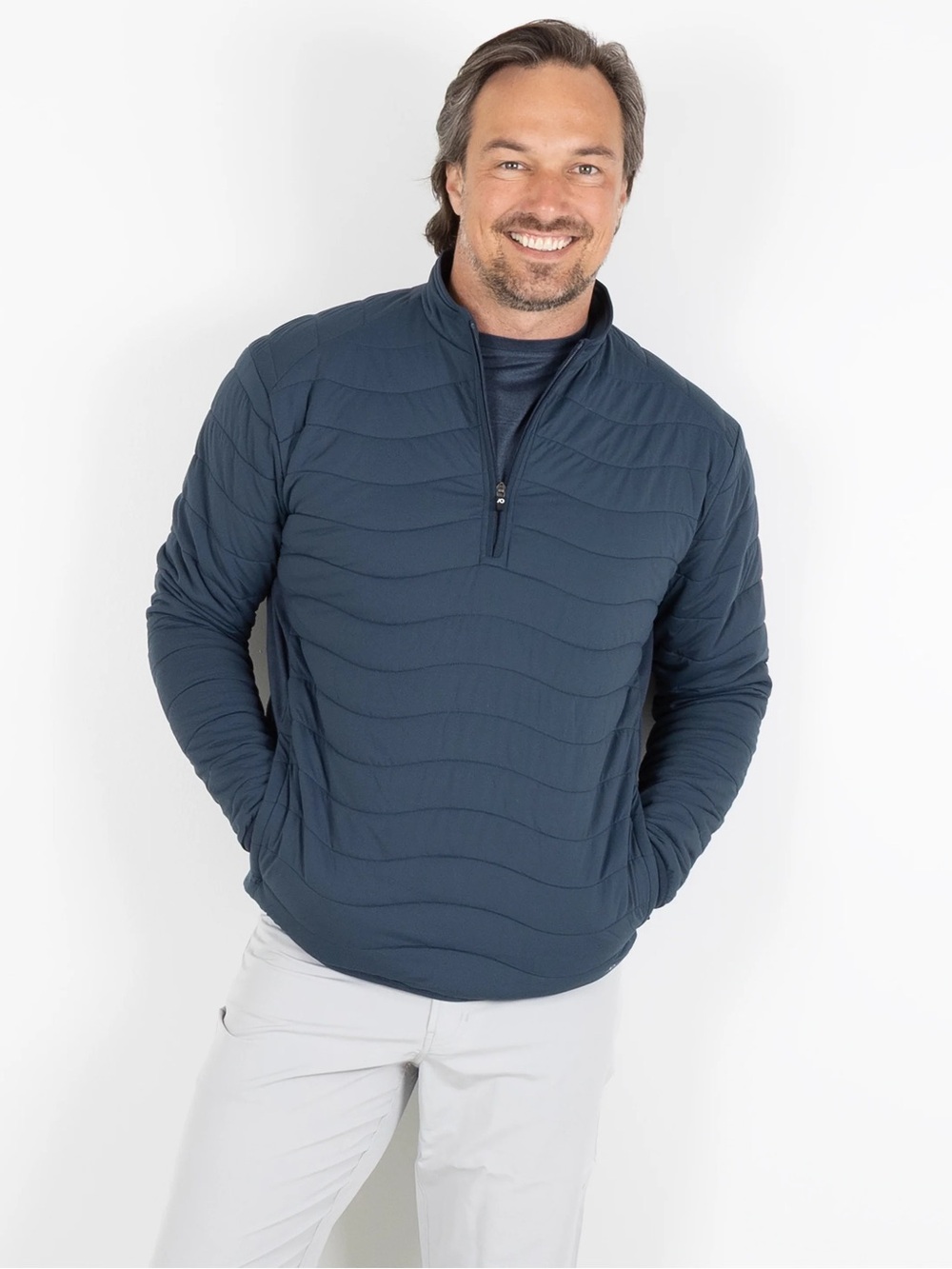 AndersonOrd Corlys Pullover in‎ Midnight Navy Size Medium New Down Filled
